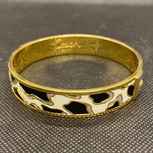 Coach Animal Print Bangle Bracelet - Picture 2 of 3
